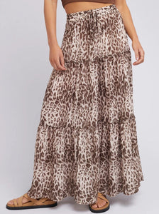 All About Eve Goldie Maxi Skirt - Print