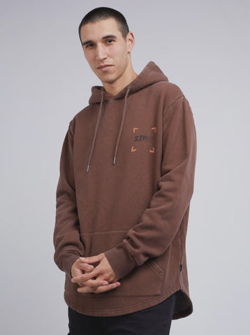 Silent Theory Centro Scoop Hoodie - Chocolate
