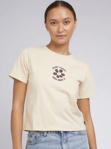 Silent Theory Smile Tee - Natural
