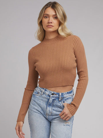 All About Eve Becca Top - Tan