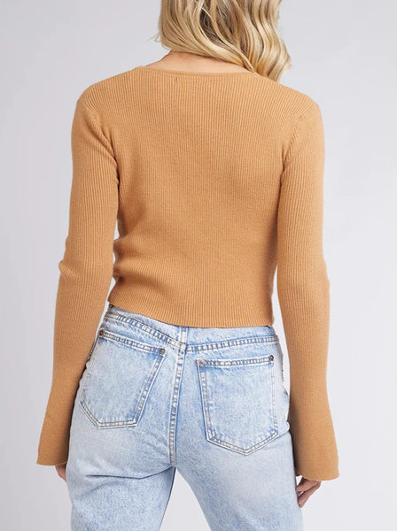 All About Eve Jamie Knit Top - Tan