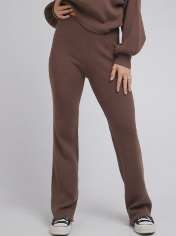 All About Eve Blair Knit Pant - Brown 