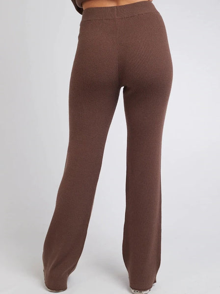 All About Eve Blair Knit Pant - Brown 