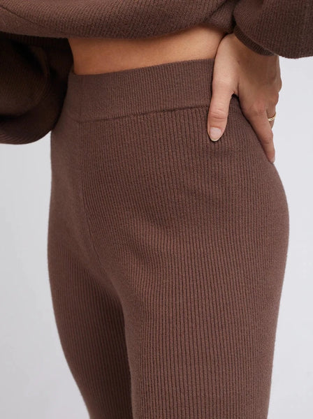 All About Eve Blair Knit Pant - Brown 