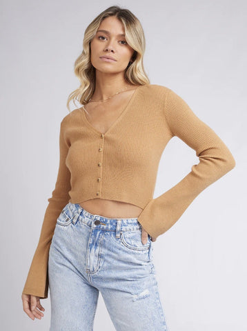 All About Eve Jamie Knit Top - Tan