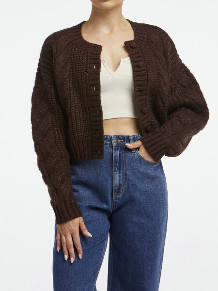 Arlo Cable Cardi - Coco