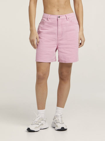 Lee High Baggy Relaxed Short Lolly Pink Cord