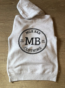 Milk Bar Clothing - Silver Grey / Black Logo