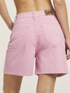 High Baggy Relaxed Short - Lolly Pink Cord