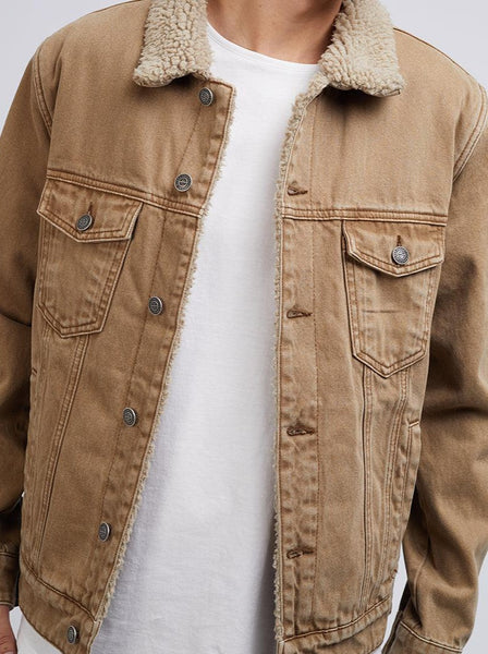 Silent Theory Jefe Sherpa Jacket - Brown