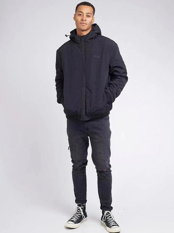 Silent Theory Unsound Hooded Bomber - Black