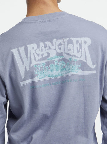 Wrangler Shroom Long Sleeve T-Shirt Purple Haze