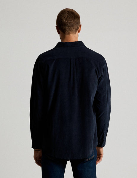 Corduroy LS Shirt - Navy